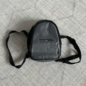 Nintendo DS NDS Black/Grey Video Game System & Games Mini Backpack Bag